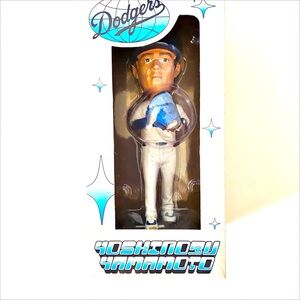 Yoshinobu Yamamoto, #18 Let’s Go Dodgers! Bobble head